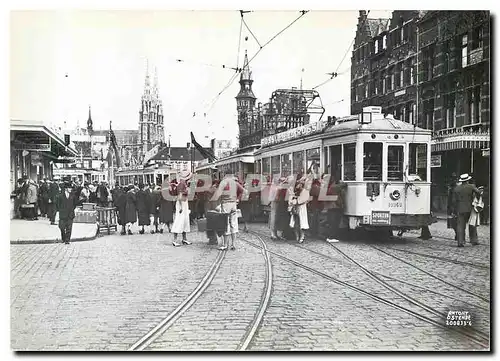 Cartes postales moderne SNCV OOSTENDE place van der sweep