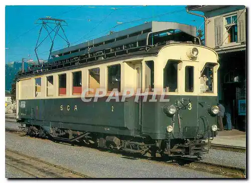 Cartes postales moderne St Gallen Gais appenzell altstatten Bahn