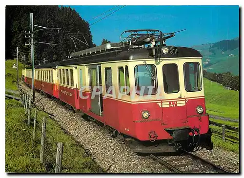 Cartes postales moderne Motrice electrique descendant sur Appenzell