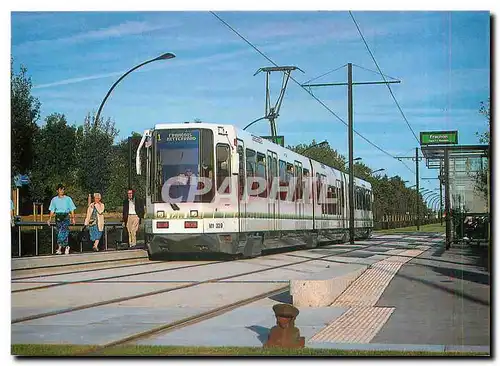 Cartes postales moderne SEMITAN �lement tramway Alstom en station