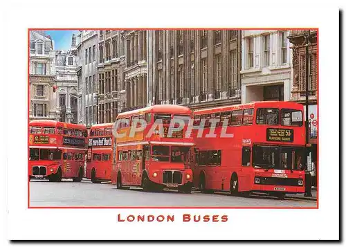 Cartes postales moderne London buses