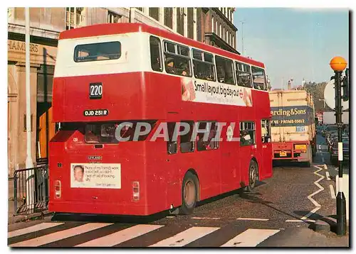 Moderne Karte Leyland quiet fleetline bus at Hammersmith