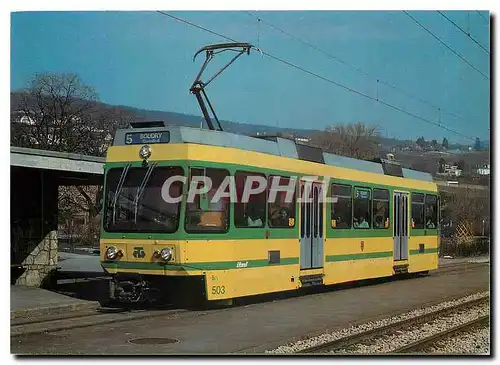 Cartes postales moderne Tramways de Neuchatel