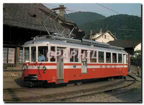 Cartes postales moderne Chemin de fer aigle Olion Monthey Champery