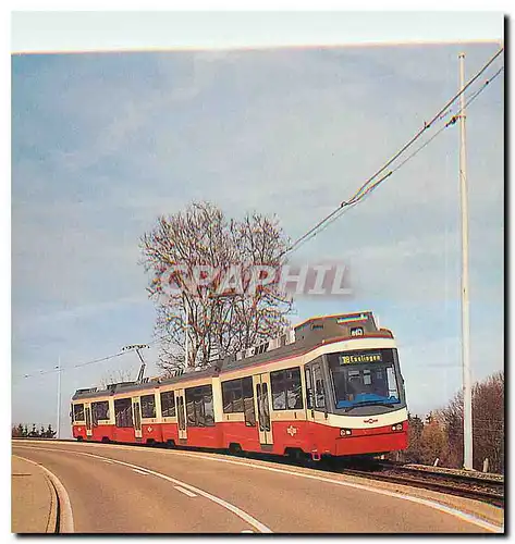 Cartes postales moderne Forchbahn Die beiden Gelenktriebwagen