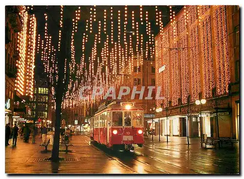 Moderne Karte Adventsfahrt des VHF mit dem hitorischen BDe Zurich