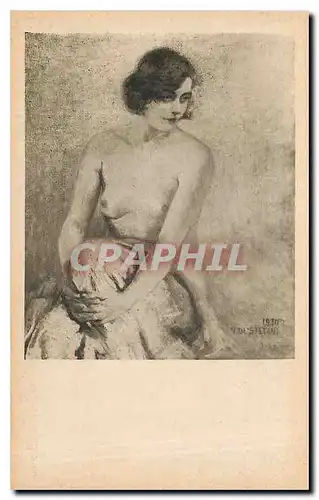 Ansichtskarte AK Femme nue erotique