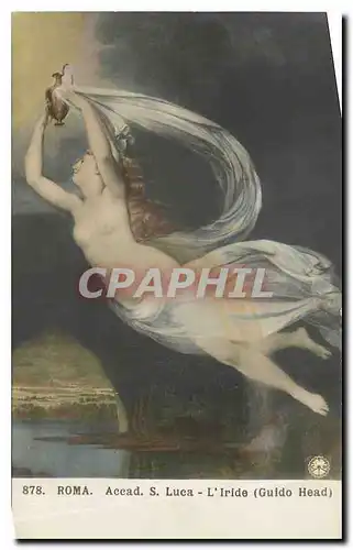 Cartes postales Femme nue erotique Roma Accad S Luca L'iridie