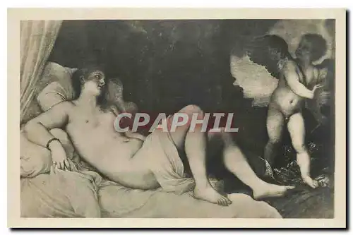 Cartes postales Femme nue erotique Napoli Museo Nazionale Danse ed Amore Tiziano