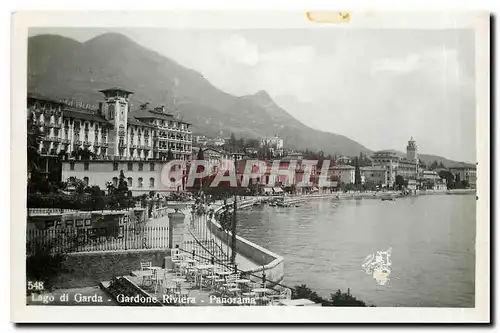 Cartes postales moderne Lago di Garda Gardone Riviera Panorama
