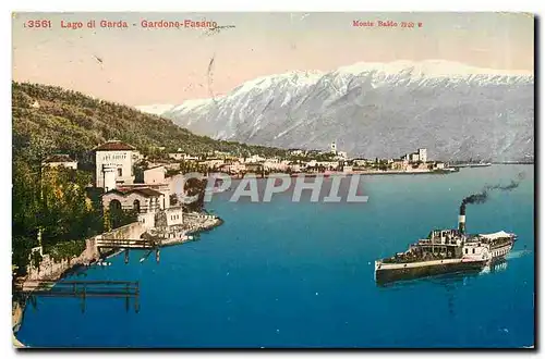 Cartes postales moderne Lago di Garda Gardone Fasano
