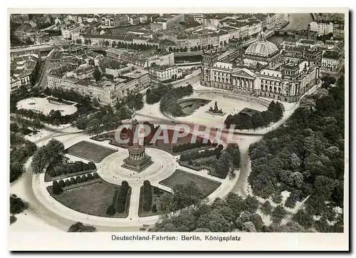 Cartes postales moderne Zeppelin Aviation Berlin Koningsplatz