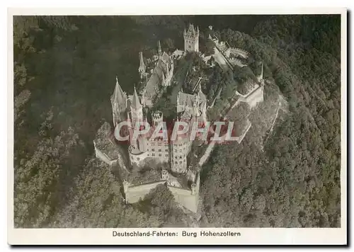 Cartes postales moderne Zeppelin Aviation Burg Hohenzollern