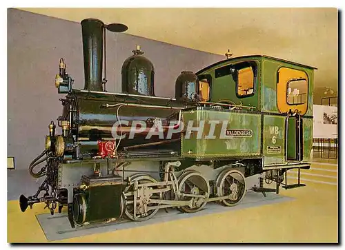 Cartes postales moderne Verkehrshaus der Schweiz Luzern Damplokomotive Waldenburg