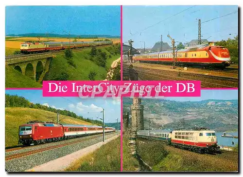 Cartes postales moderne Locomotive 120 005 Locomotive 602 002 Locomotive 120 102 Locomotive 103 232