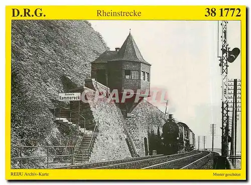 Cartes postales moderne Locomotive DRG 38 1772