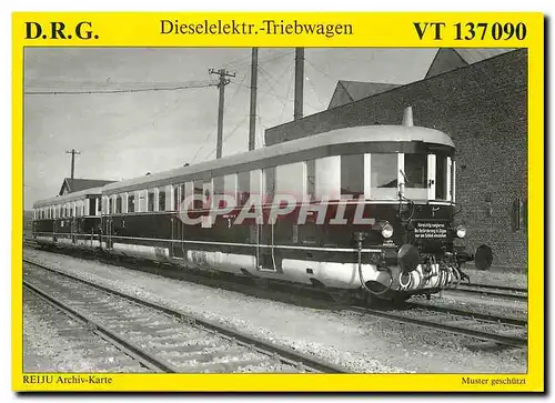 Moderne Karte Dieselelektr Triebwagen VT 137 090 Breslau