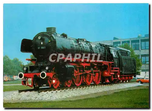 Cartes postales moderne Diese Lokomotive sleht am Hauptbahnhof in Braunschweig und folgende Daten 3 Zylinder Schnelizugl
