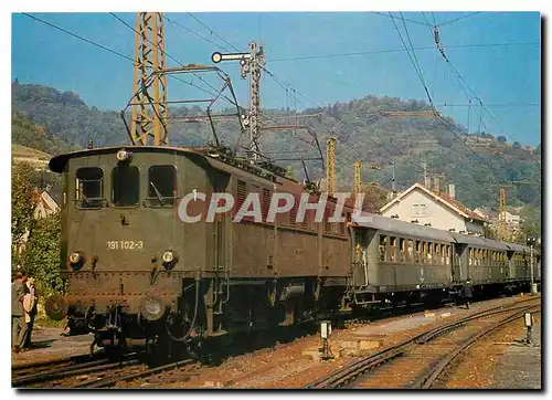 Cartes postales moderne Locomotive 191 102 3