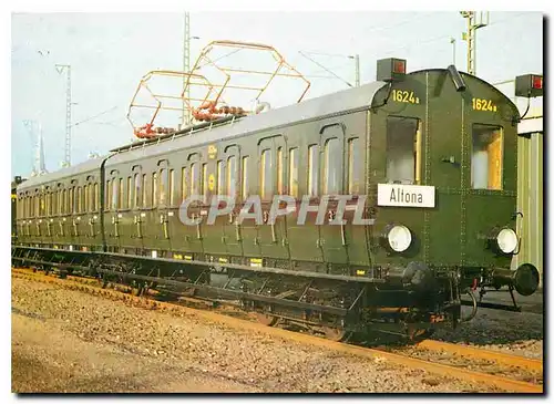 Cartes postales moderne Hamburger Wechselstrom S Bahn Triebzug Nr 1624