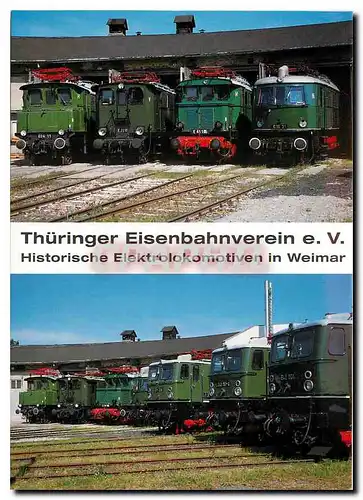 Cartes postales moderne Thuringer Eisenbahnverein E 04 11 E 77 10 E 44 105 E 1831