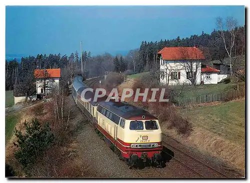 Cartes postales moderne 150 Jahre Schiefe Ebene Strecke Neuenmarkt Wirsberg Hof Plauen 218 217 8