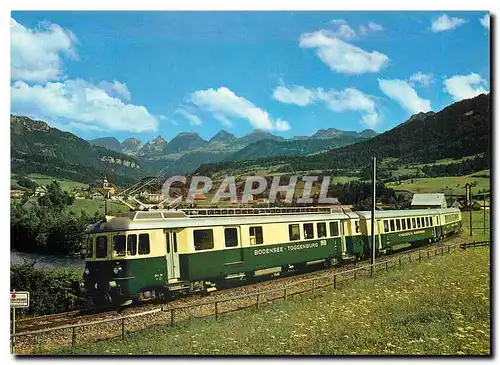 Cartes postales moderne Bodensee Toggenburg Bahn Nesslau Neu St Johann