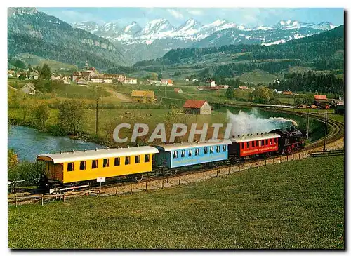 Cartes postales moderne Amor Express der Bodensee Toggenburg Bahn bei Nesslau Neu St Johann