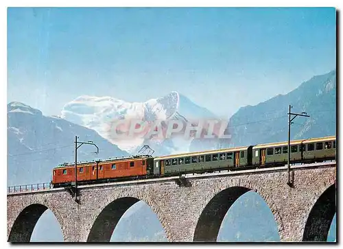 Cartes postales moderne Bern Lotschberg Simplon Bahn