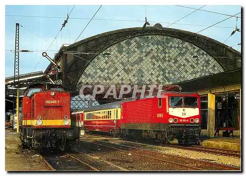 Cartes postales moderne Locomotive 112 012 0 Locomotive 202 405 7