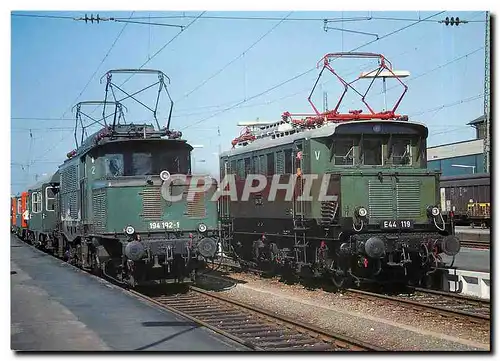 Cartes postales moderne Locomotive 194 192 1 E44 119