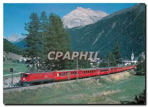 Cartes postales moderne Locomotive Ge 66 Nr 705 Pontresina