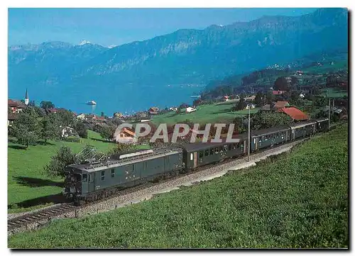 Cartes postales moderne Gepack Triebwagen De 4 5 Nr 796 der Bern Lotschberg Simplon Bahn