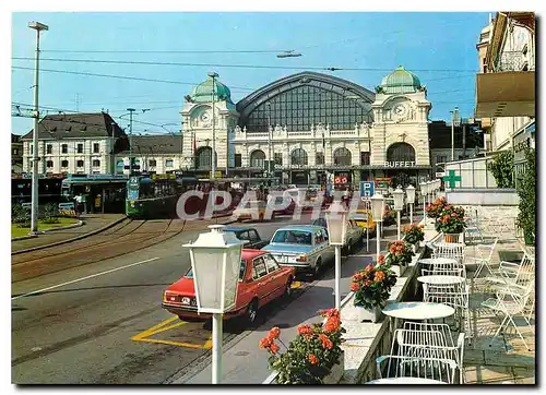 Moderne Karte Switzerland Basel Centralbahnplatz mit