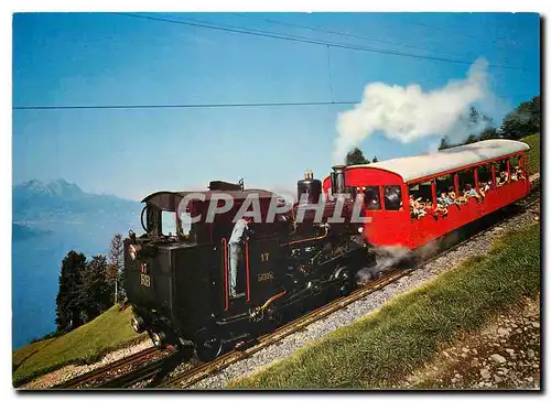 Cartes postales moderne Vitznau Rigi Bahn alteste Berg Zahnradbahn Europass