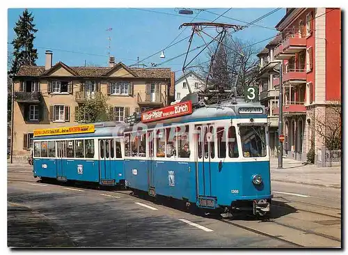 Moderne Karte Verkehrsbetriebe der Stadt Zurich Motor coach Be 4 4