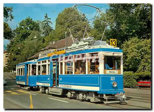 Cartes postales moderne Verkehrsbetriebe der Stadt Zurich Motorwagen Ce 44 Nr 321