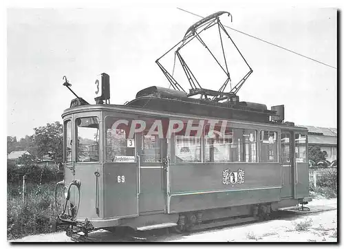 Cartes postales moderne Tram Be 2 2 69 BVB Serie 56 69