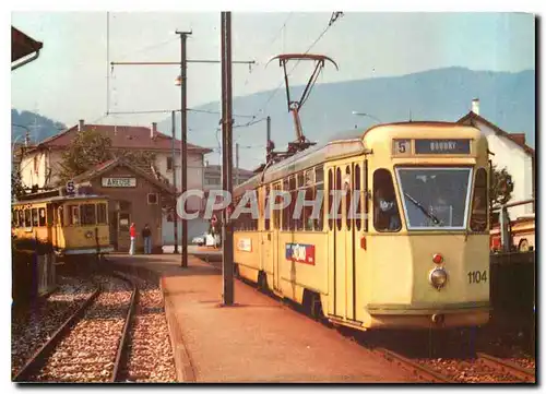 Cartes postales moderne Ligne Neuchatel Boudry La motrice Be 4 6 1104