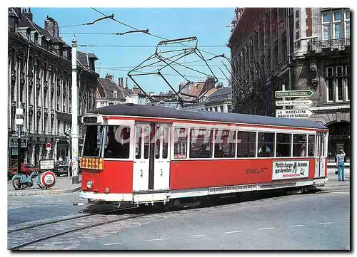 Cartes postales moderne Snelrt Lille electric tramcar 503 at the terminus theatre