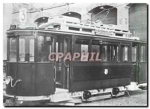 Moderne Karte Tram Be 2 2 141 B St B Inbetriebnahme 1912
