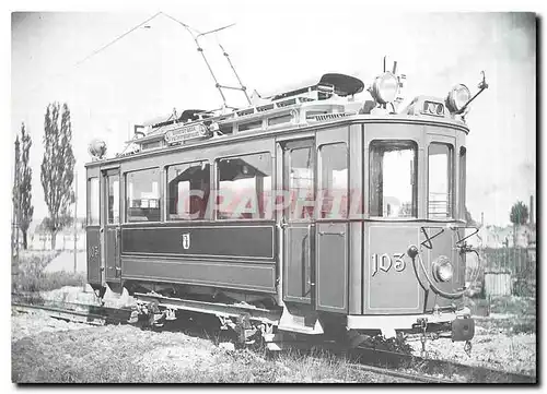 Cartes postales moderne Tram Be 2 2 103 B St B Serie 101 136