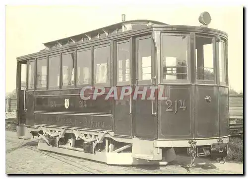 Cartes postales moderne Tram B2 214 B St B Serie 205 219