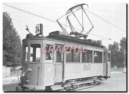 Moderne Karte Tram Be 2 2 117 BVB