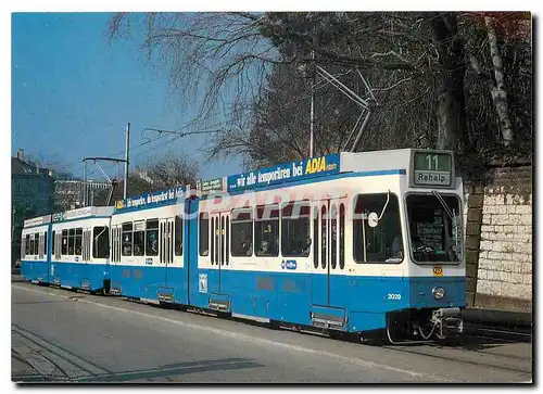 Cartes postales moderne Verkehrsbetriebe der Stadt Zurich Electric motor cars Be 4 6 2026 and 2036