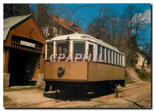 Moderne Karte Ritten Railway Oberbozen Maria Himmelfahrt electric rail car no 11