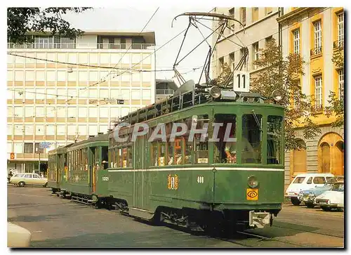 Cartes postales moderne Tram Be 4 4 400 B3 B2 BVB Dante Schuggi