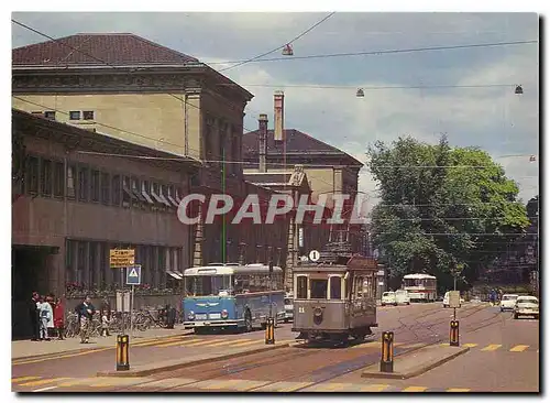 Cartes postales moderne Switzerland Schaffhausen Bahnhofplatz um 1960