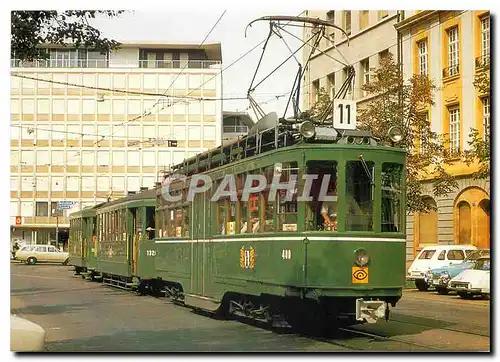 Cartes postales moderne Tram Be 4 4 400 B3 B2 BVB Dante Schuggi