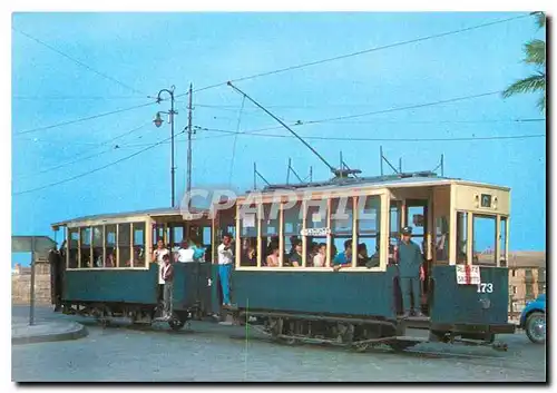 Cartes postales moderne Tram vies de Valencia Cotxe 173